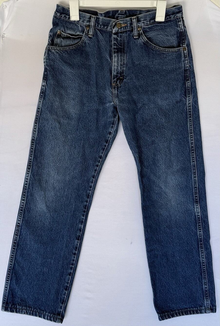 Wrangler Regular Fit Jeans Men’s 33x32 Medium Wash A186